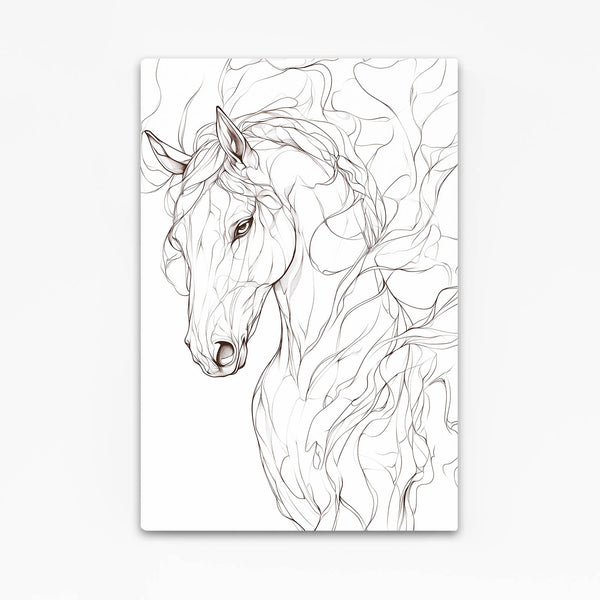 Line Art Horse