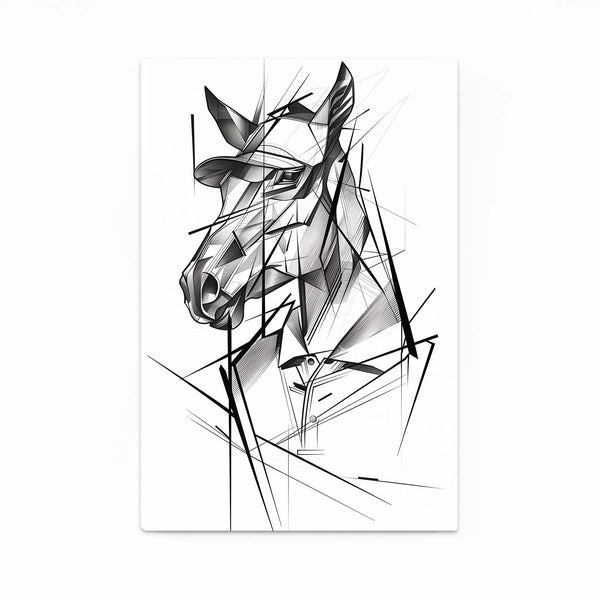 Line Horse Art