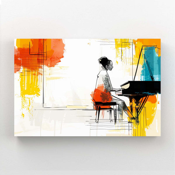 Line Piano Art | MusaArtGallery™