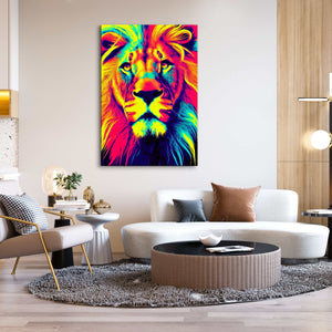 Lion Art Colorful Design | MusaArtGallery™