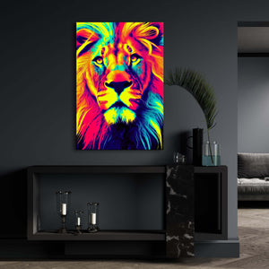 Lion Art Colorful Design | MusaArtGallery™