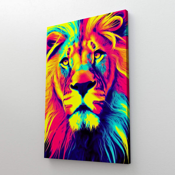 Lion Art Colorful Design | MusaArtGallery™
