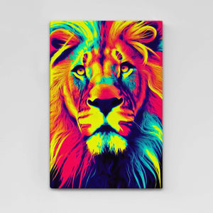Lion Art Colorful Design | MusaArtGallery™