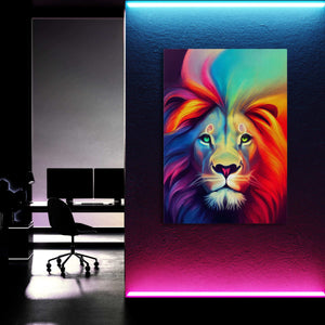 Lion Art Colorful | MusaArtGallery™