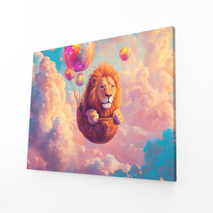 Lion Balloon Wall Art | MusaArtGallery™