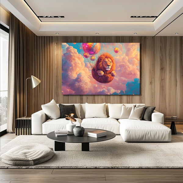 Lion Balloon Wall Art | MusaArtGallery™