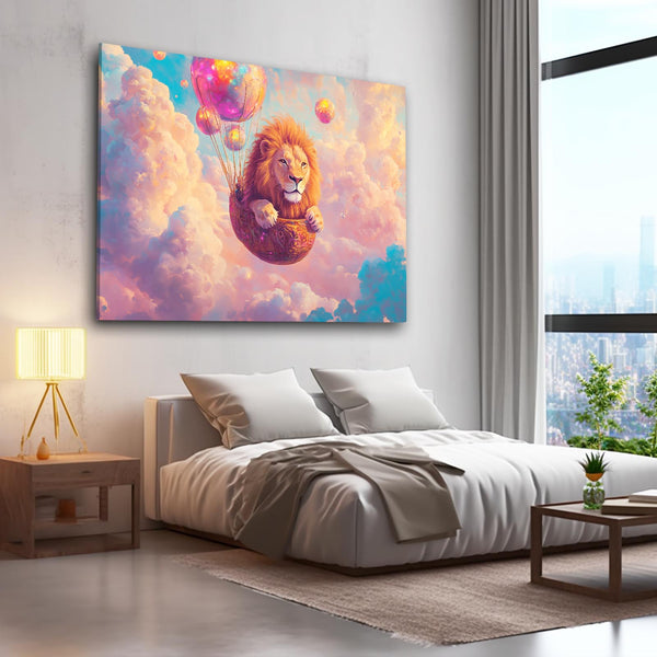 Lion Balloon Wall Art | MusaArtGallery™