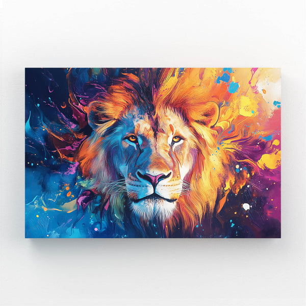 Lion Blaze Wall Art | MusaArtGallery™