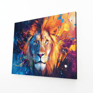 Lion Blaze Wall Art | MusaArtGallery™