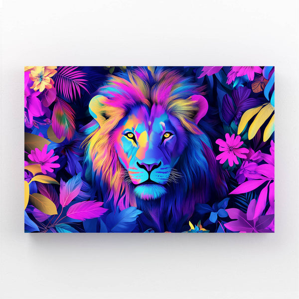 Lion Bloom Wall Art | MusaArtGallery™