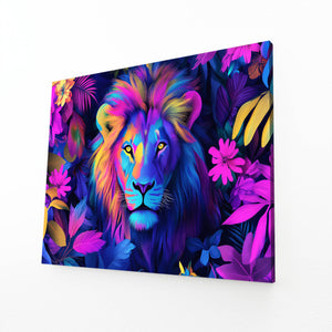 Lion Bloom Wall Art | MusaArtGallery™