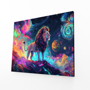 Lion Cosmic Wall Art | MusaArtGallery™