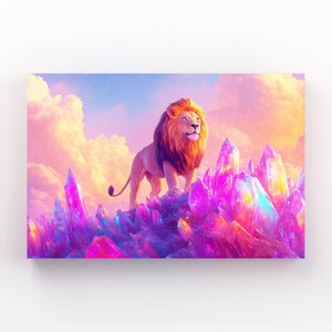 Lion Crystal Wall Art | MusaArtGallery™