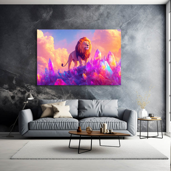 Lion Crystal Wall Art | MusaArtGallery™