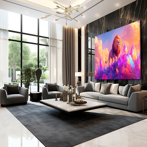 Lion Crystal Wall Art | MusaArtGallery™