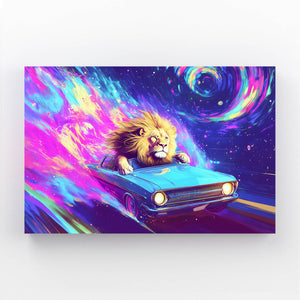 Lion Galactic Wall Art | MusaArtGallery™