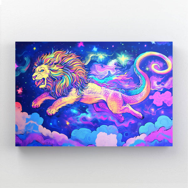 Lion Galaxy Wall Art | MusaArtGallery™