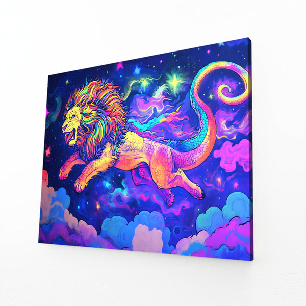 Lion Galaxy Wall Art | MusaArtGallery™