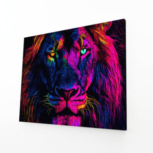 Lion Glows Wall Art | MusaArtGallery™