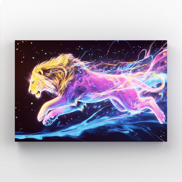 Lion Glow Wall Art | MusaArtGallery™