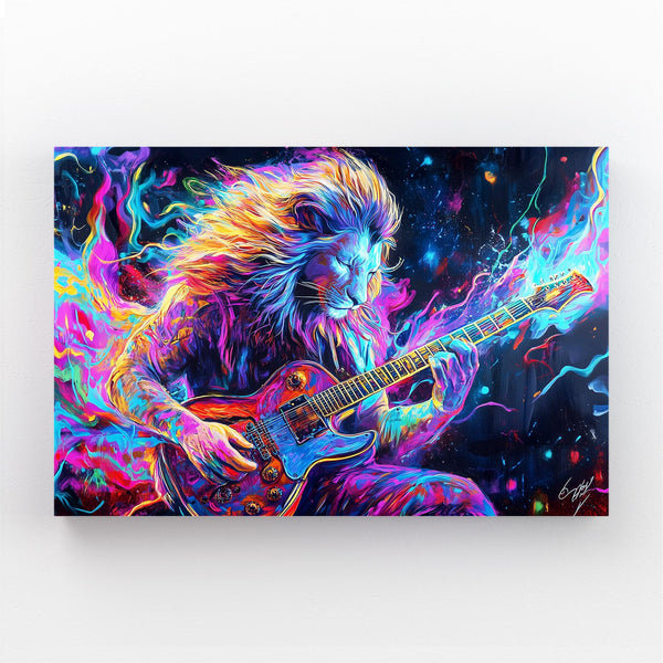 Lion Guitar Wall Art | MusaArtGallery™