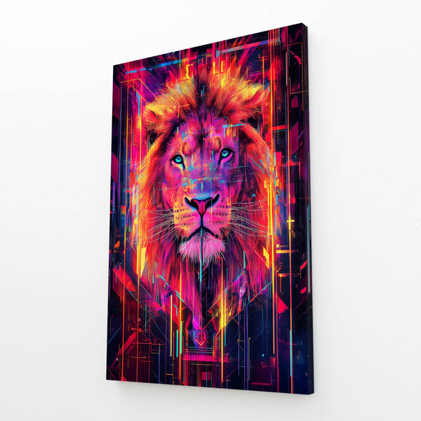 Lion Illumination Wall Art | MusaArtGallery™