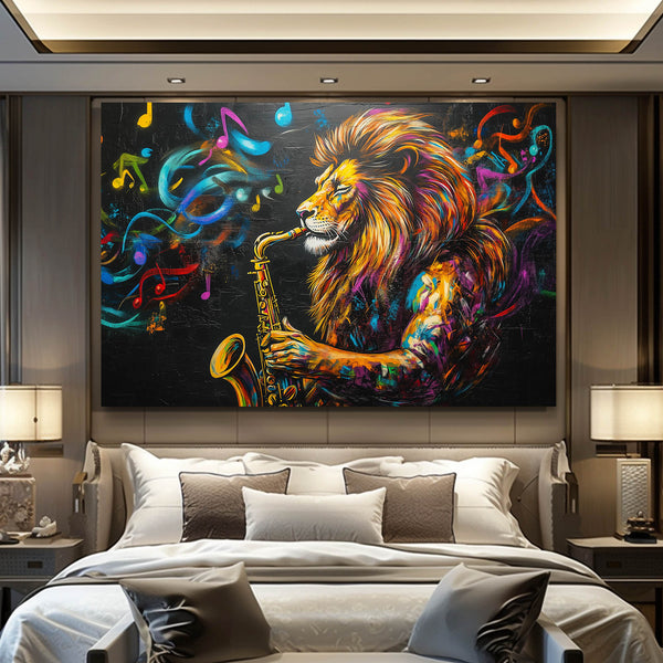 Lion Jazz Wall Art | MusaArtGallery™