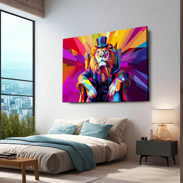 Lion Majesty Wall Art | MusaArtGallery™