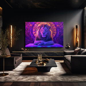 Lion Mandala Wall Art | MusaArtGallery™