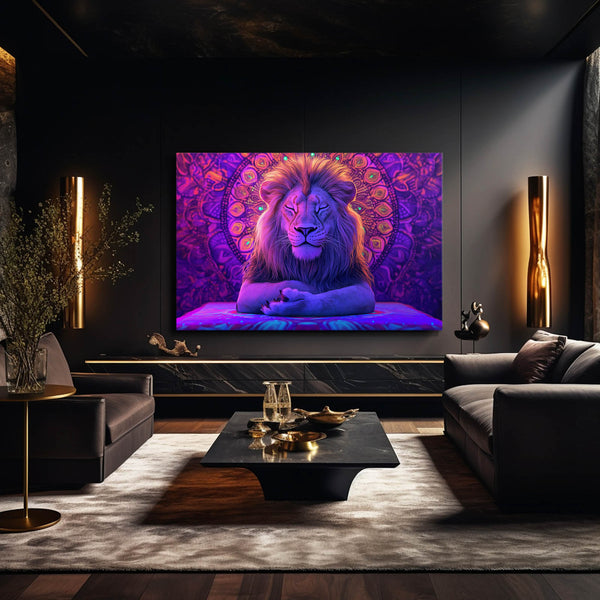 Lion Mandala Wall Art | MusaArtGallery™