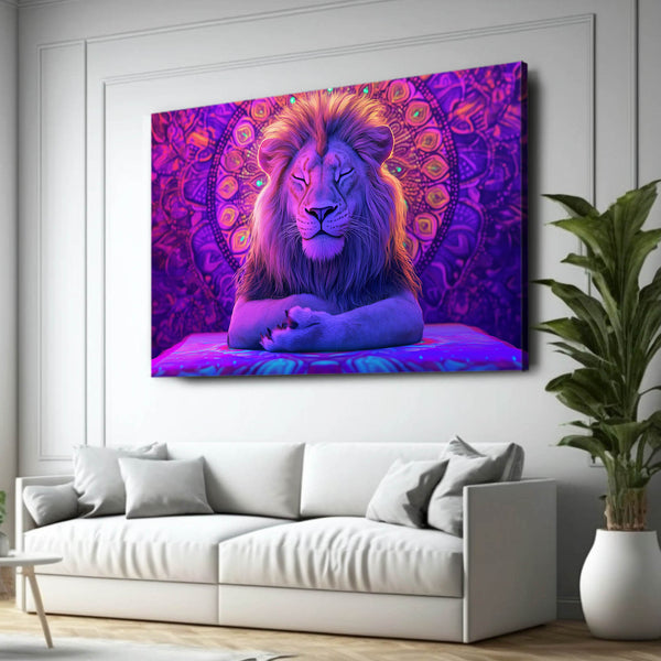 Lion Mandala Wall Art | MusaArtGallery™