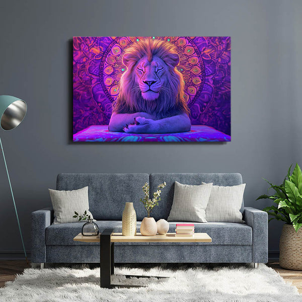 Lion Mandala Wall Art | MusaArtGallery™