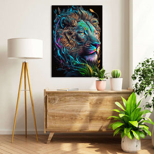 Lion Motivational Wall Art| MusaArtGallery™
