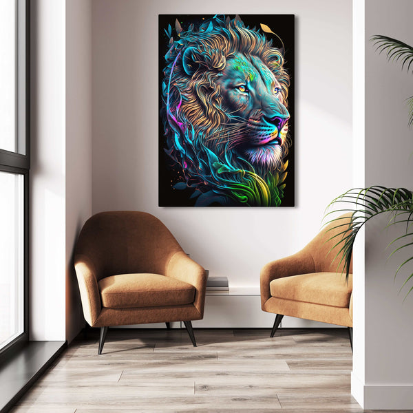 Lion Motivational Wall Art| MusaArtGallery™