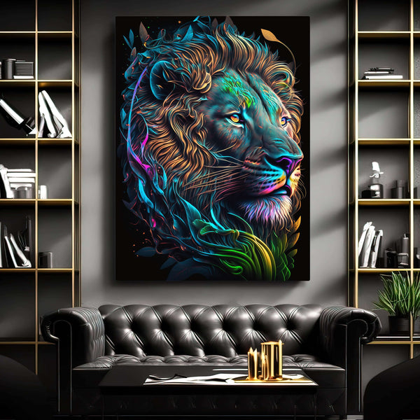 Lion Motivational Wall Art| MusaArtGallery™