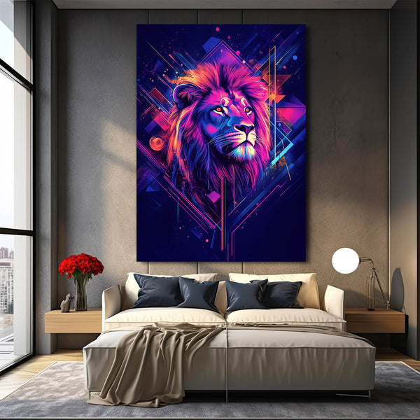 Lion Prism Wall Art | MusaArtGallery™