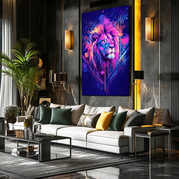 Lion Prism Wall Art | MusaArtGallery™