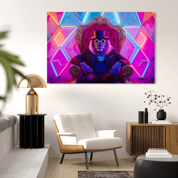 Lion Regal Wall Art | MusaArtGallery™