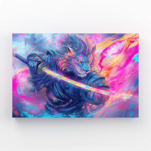 Lion Samurai Wall Art | MusaArtGallery™