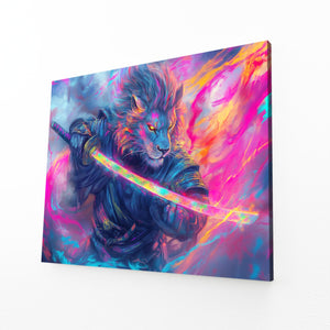 Lion Samurai Wall Art | MusaArtGallery™