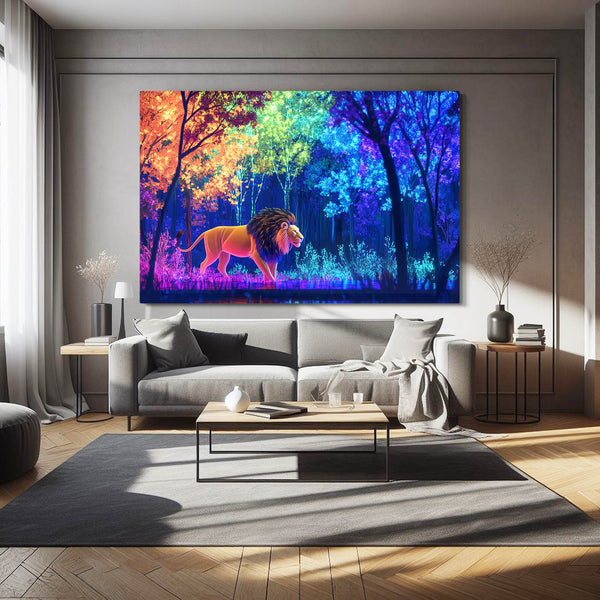 Lion Spectrum Wall Art | MusaArtGallery™