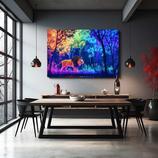 Lion Spectrum Wall Art | MusaArtGallery™