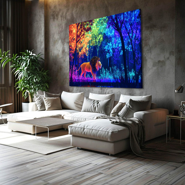 Lion Spectrum Wall Art | MusaArtGallery™