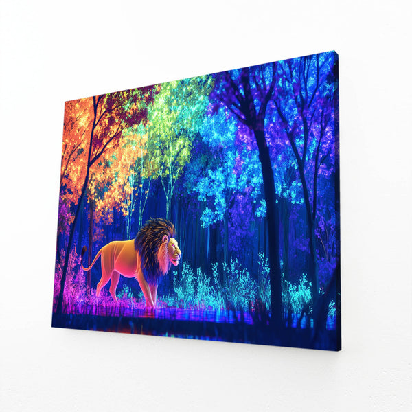 Lion Spectrum Wall Art | MusaArtGallery™