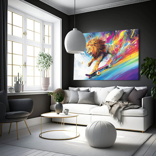 Lion Speed Wall Art | MusaArtGallery™