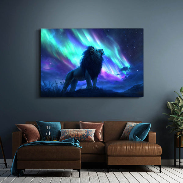 Lion Wall Art Aurora | MusaArtGallery™