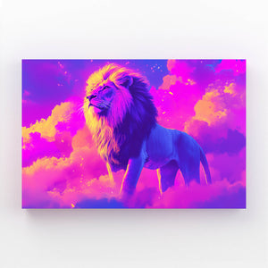 Lion Wall Art Celestial Glow | MusaArtGallery™