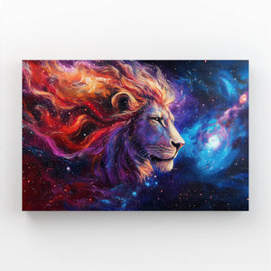 Lion Wall Art Celestial Grace | MusaArtGallery™