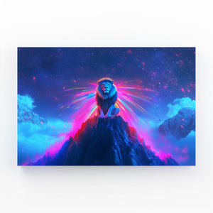 Lion Wall Art Celestial Majesty | MusaArtGallery™