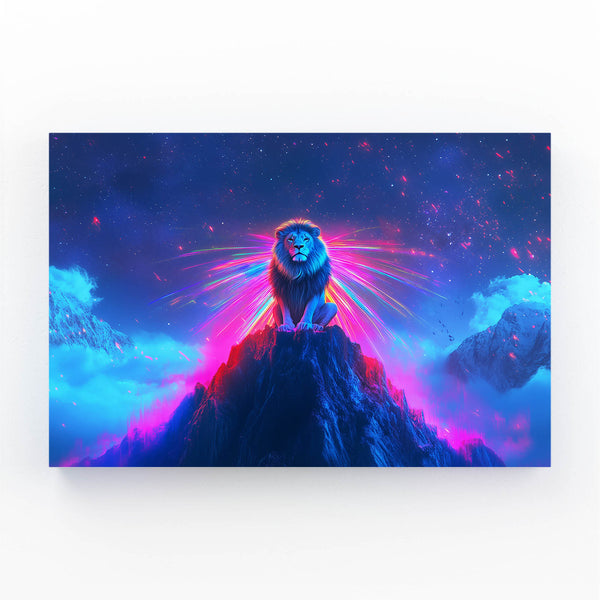 Lion Wall Art Celestial Majesty | MusaArtGallery™